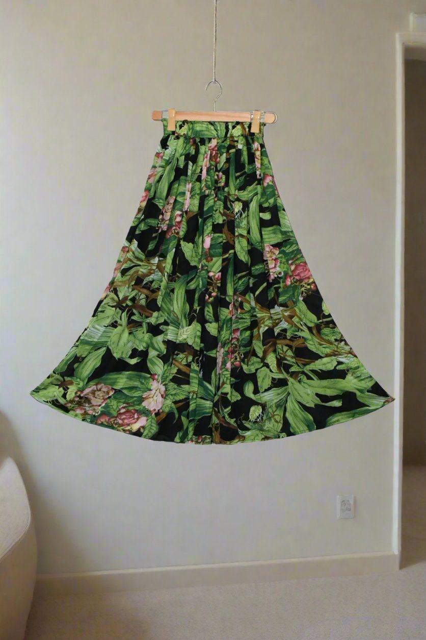 Teen Age Skirt-Palm Frond