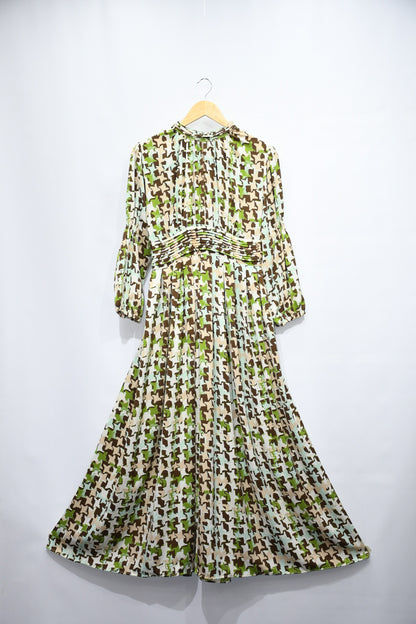 Pintax Midi Dress-Jade Floret