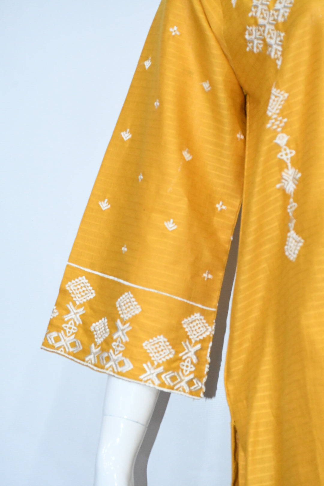 Sunflower Yellow Embroidered Shirt and Trouser