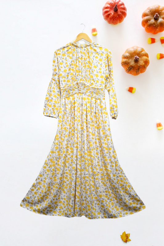 Maxi Pintax Midi Dress- Honey Glow