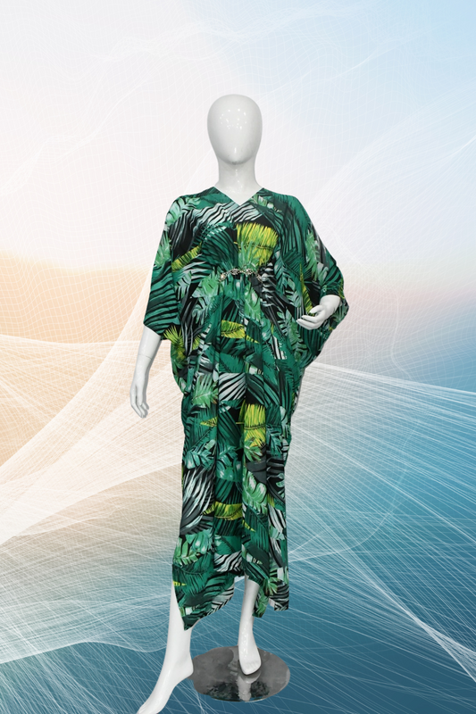 Maxi Kaftan Emerald Green