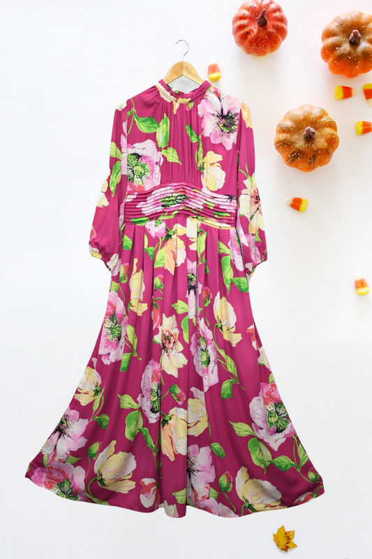 Pintax Midi Dress- Blooming Rosa