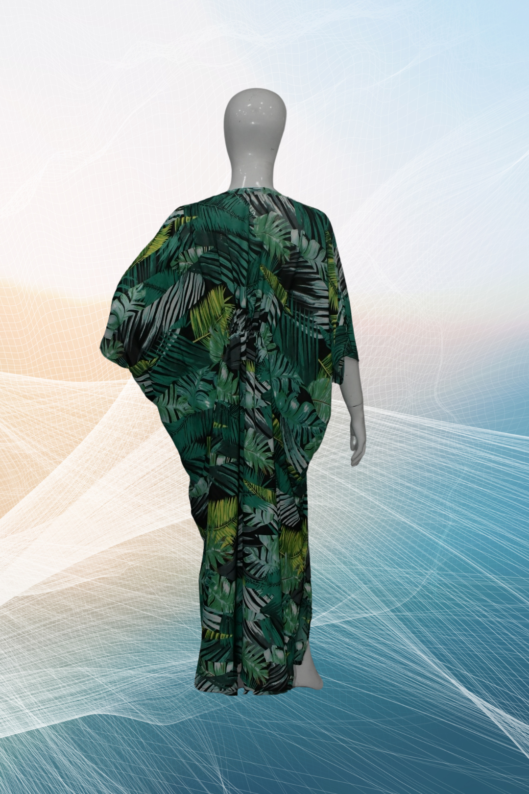 Maxi Kaftan Emerald Green