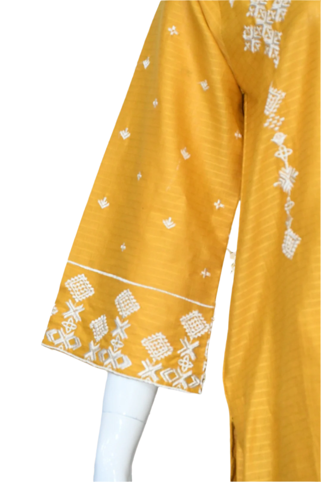 Sunflower Yellow Embroidered Shirt and Trouser