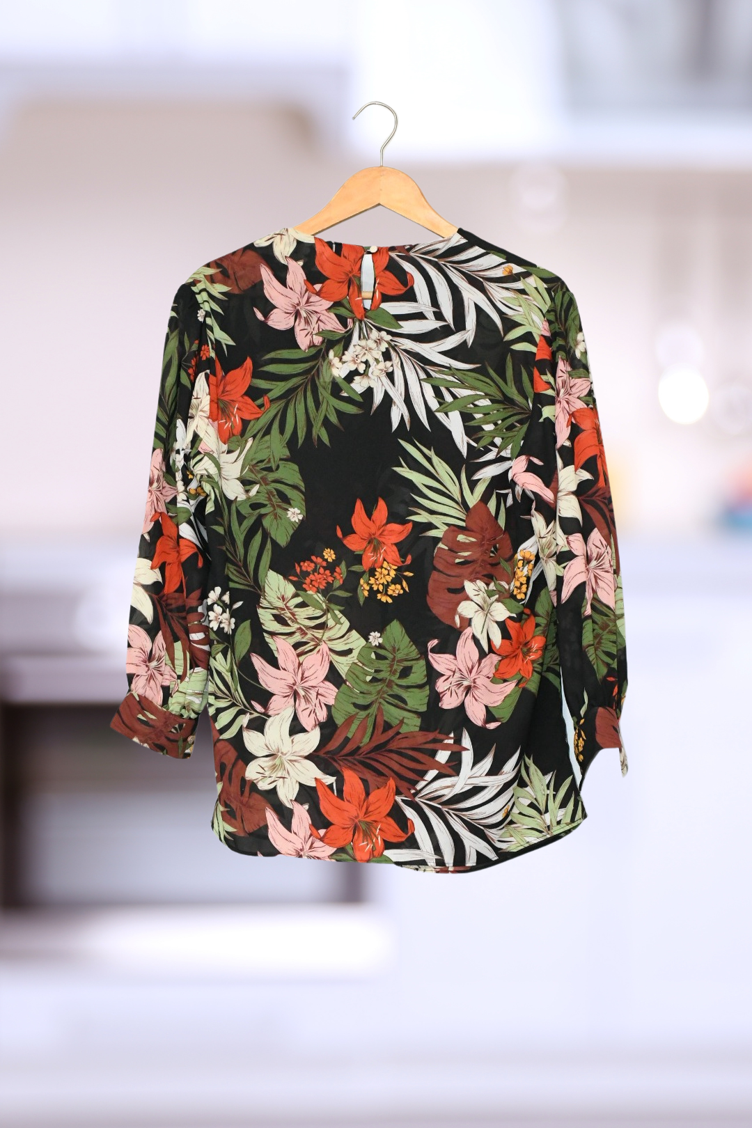 Top Printed -Floral Fantasy