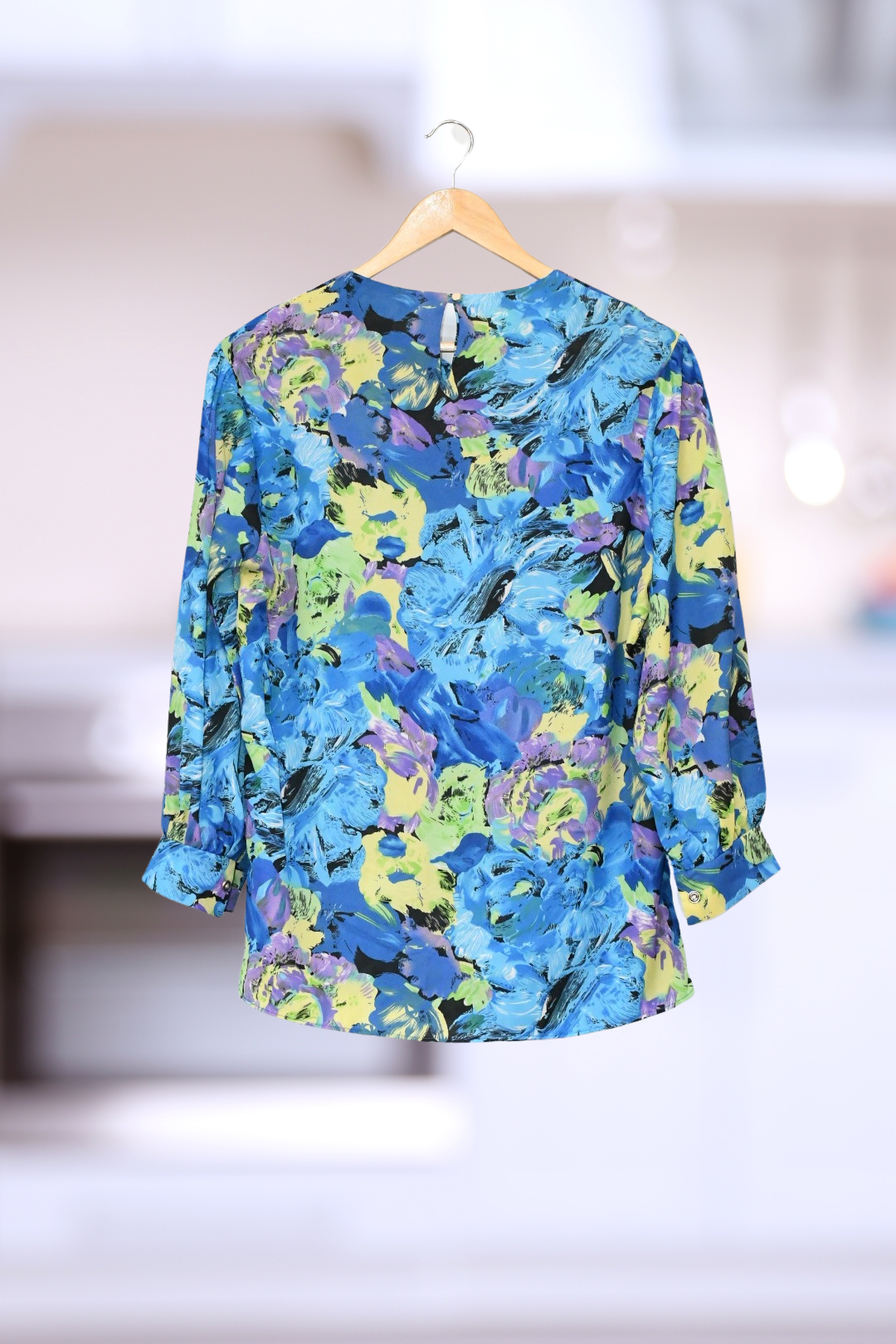 Top Printed -Blue Harmony