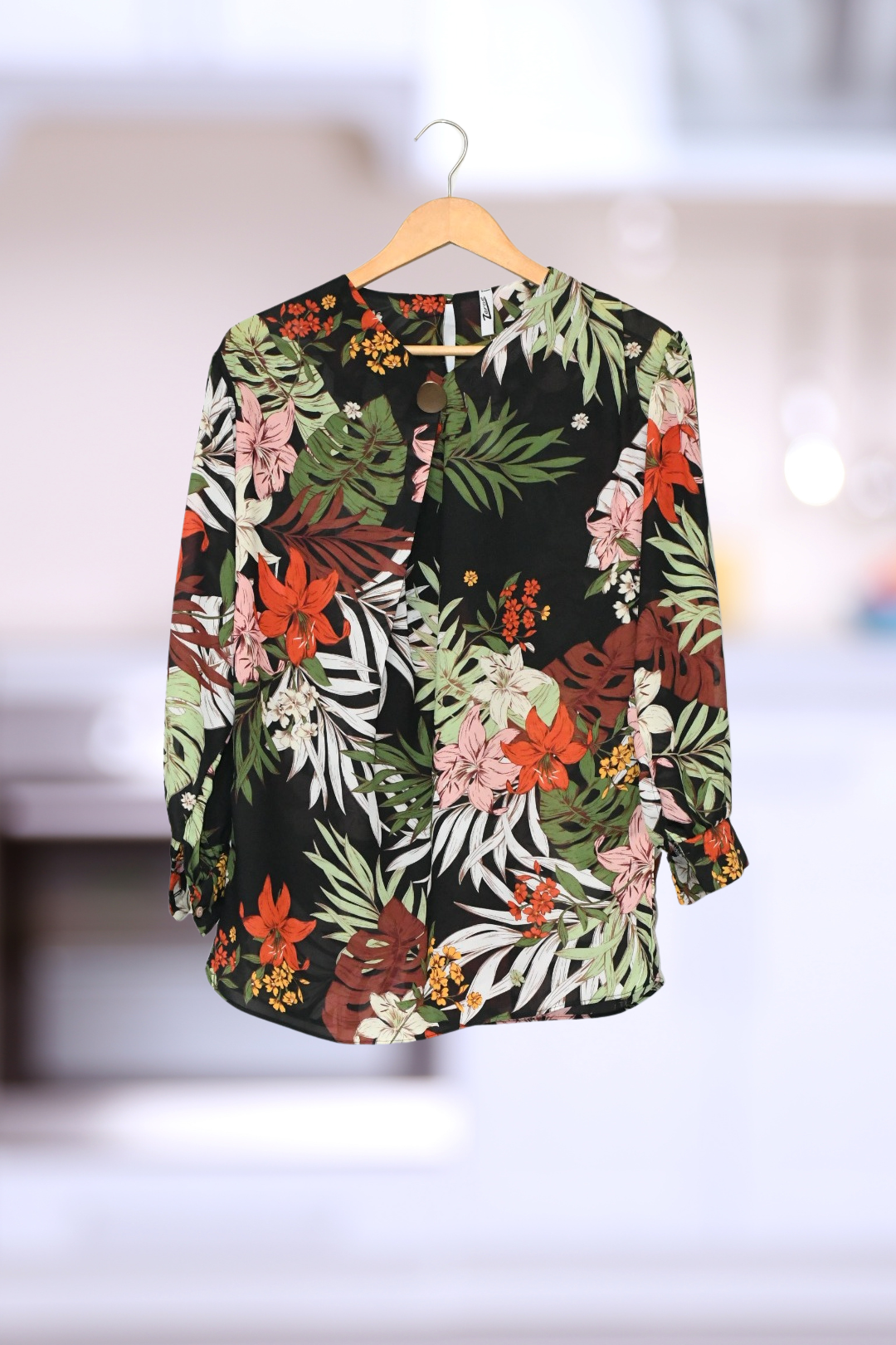 Top Printed -Floral Fantasy