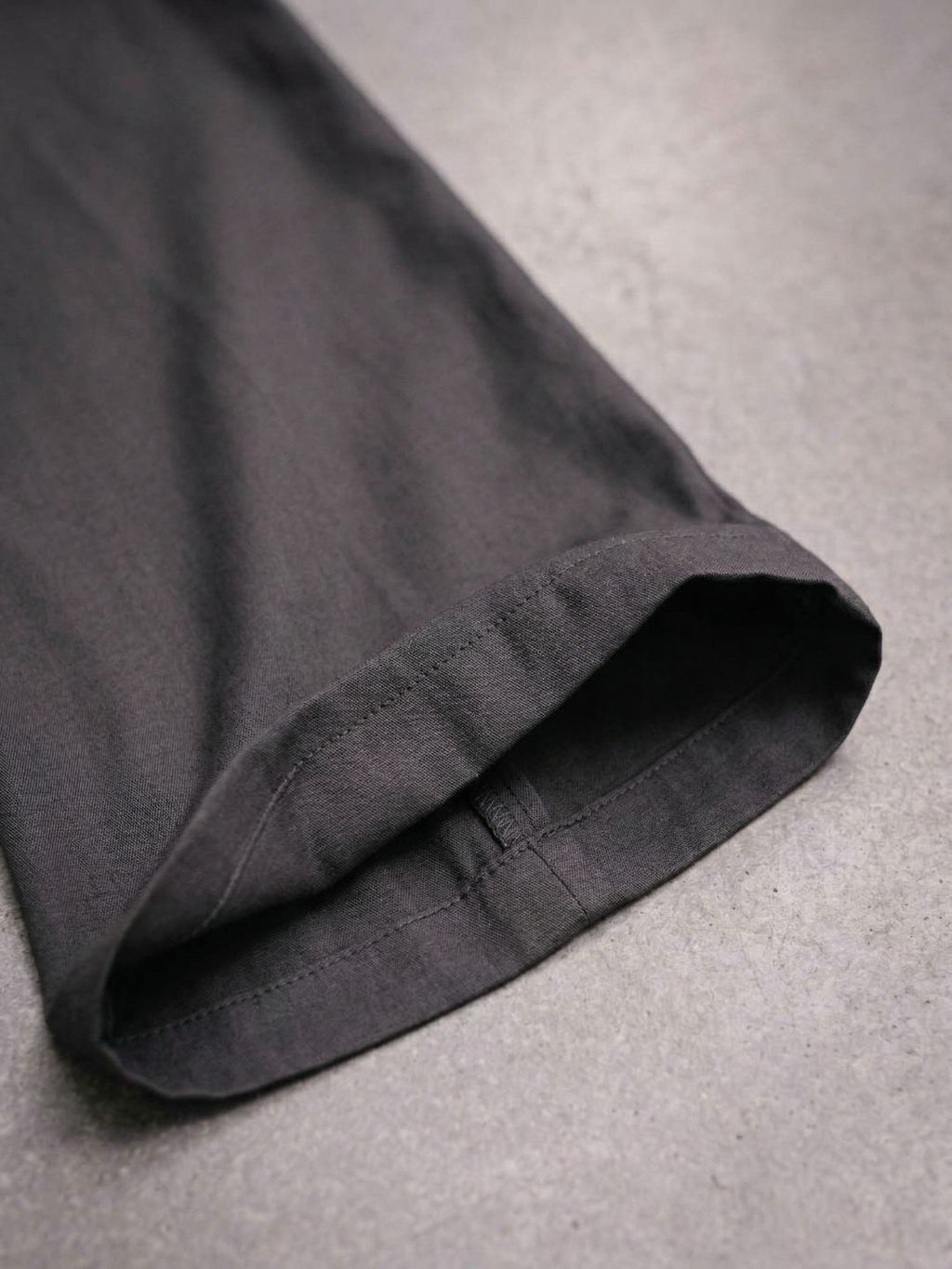 Co-Ord Set V Button Neck-Charcoal Grey