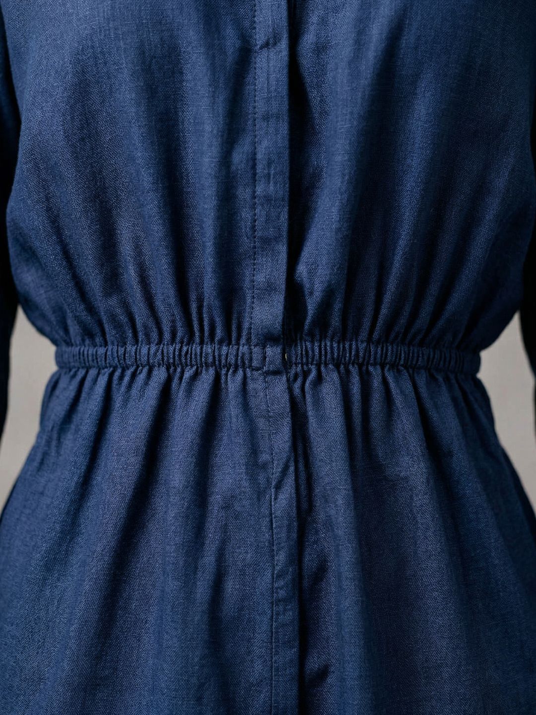 Co-Ord Set V Button Navy