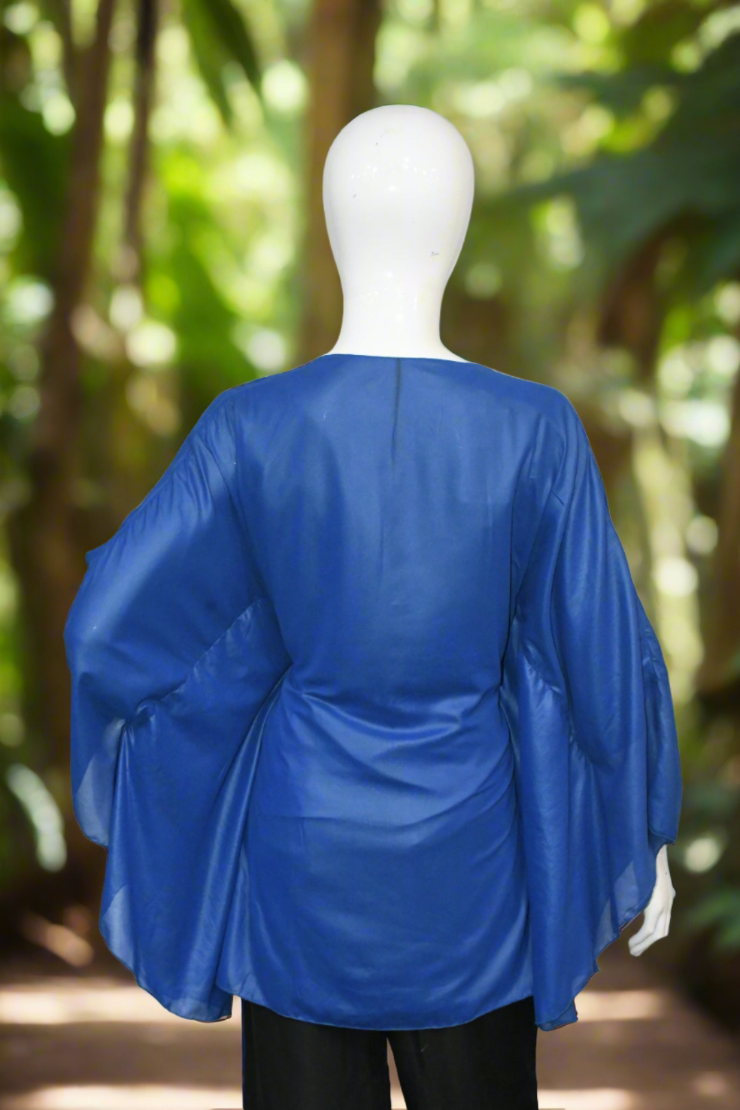 Kaftan Top-Electric Blue