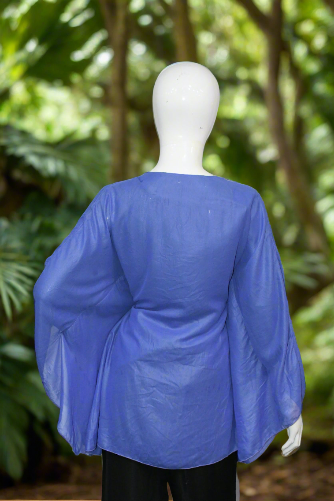 Kaftan Top-Vivid Indigo