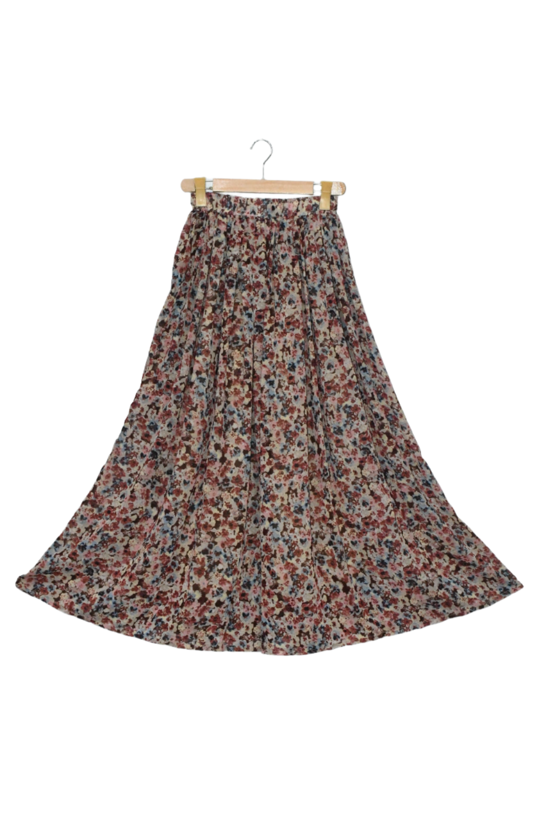 Chiffon Skirt-Floral Print