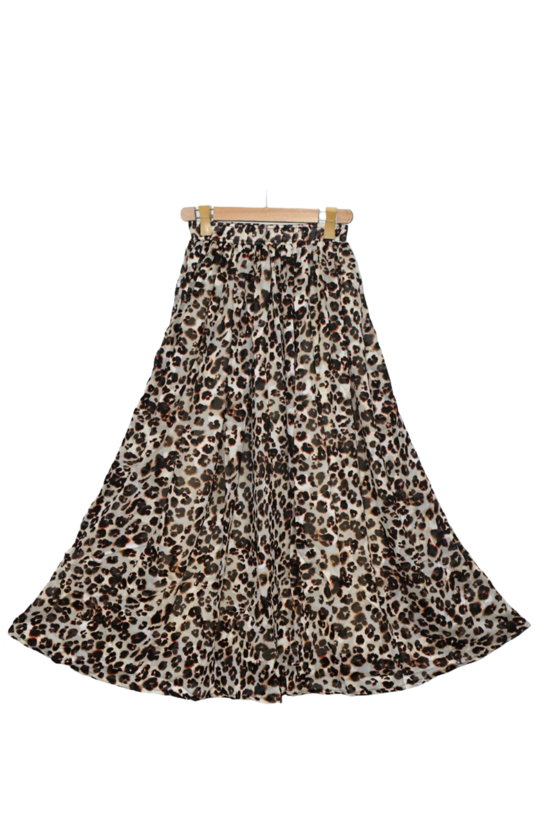 Chiffon Skirt-Tiger Print